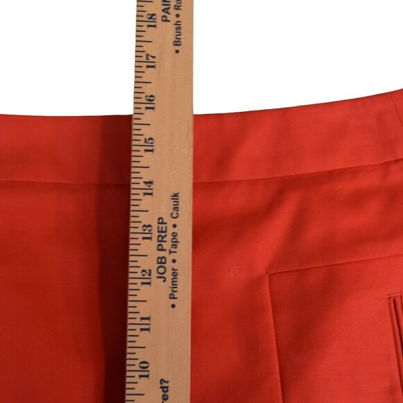 Gap Red Pocket Mini Skirt Size 00P Stretch Mod Preppy Workwear Chic - Picture 5 of 8